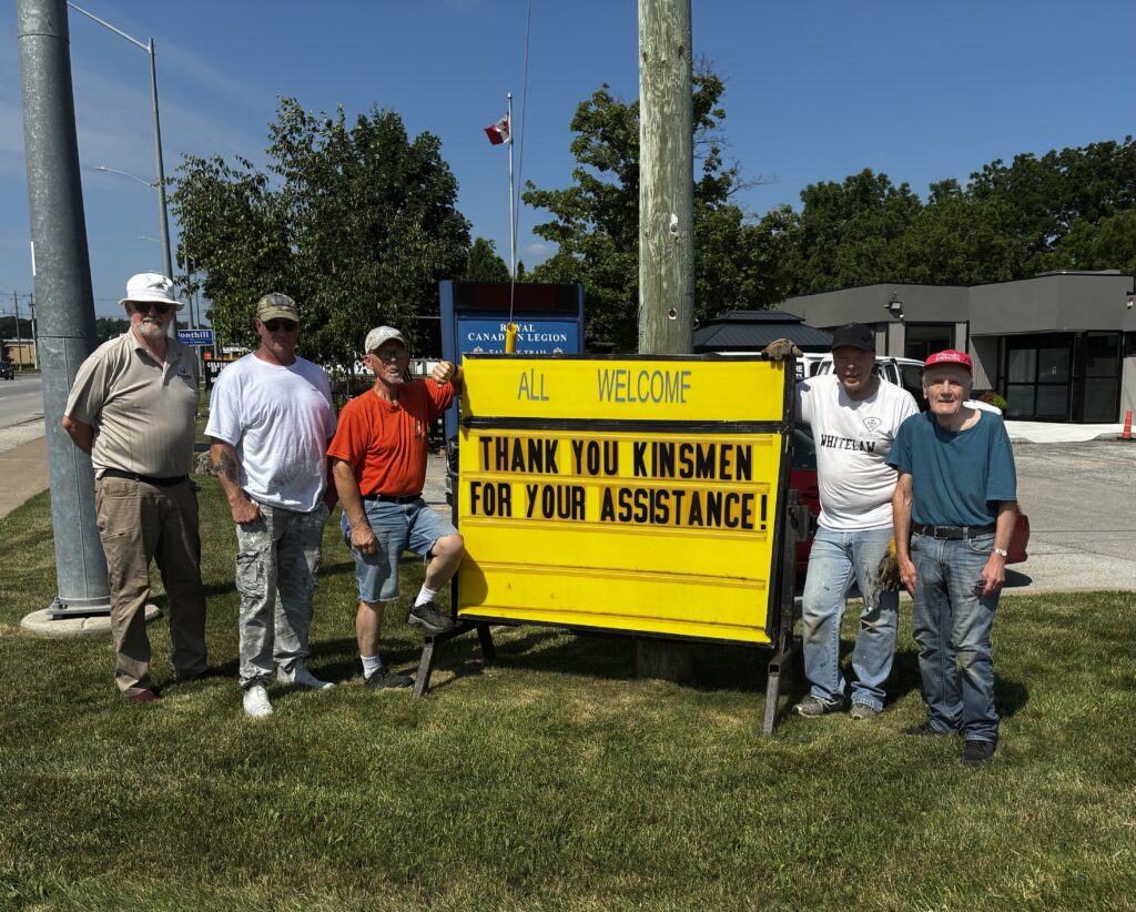 Kinsmen volunteers Friends Helping Friends