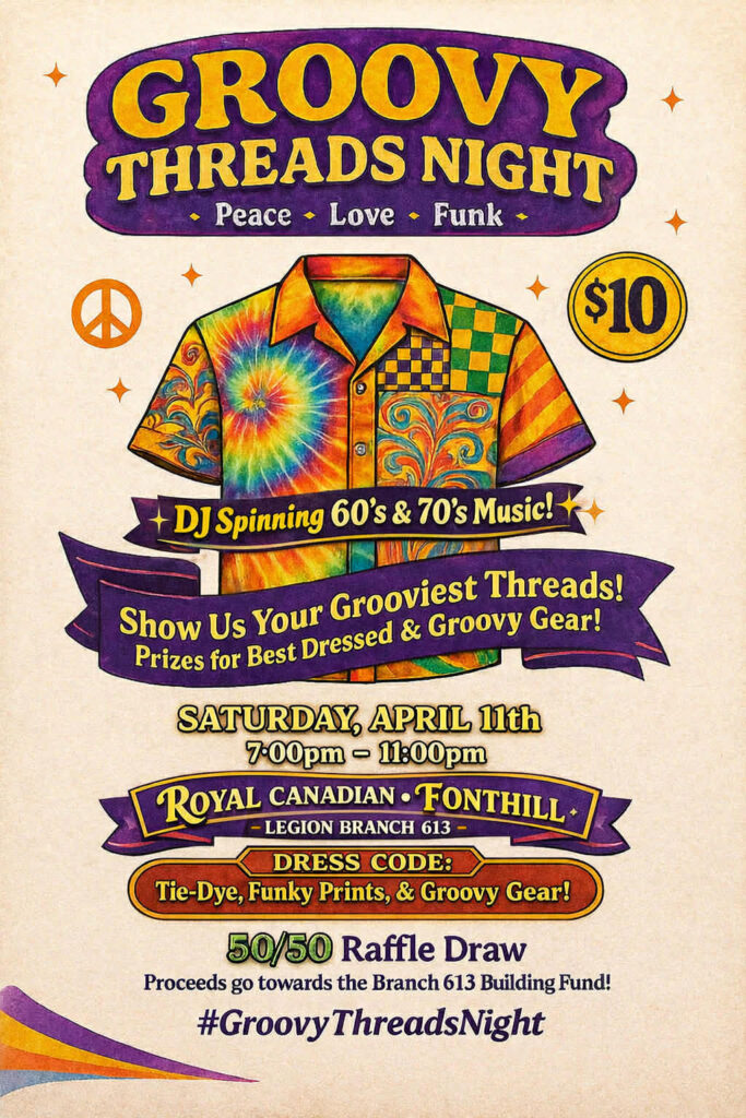 Groovy Threads Night flyer