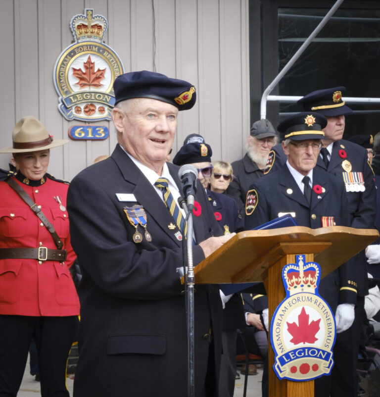 Branch 613 Remembrance Day ceremony