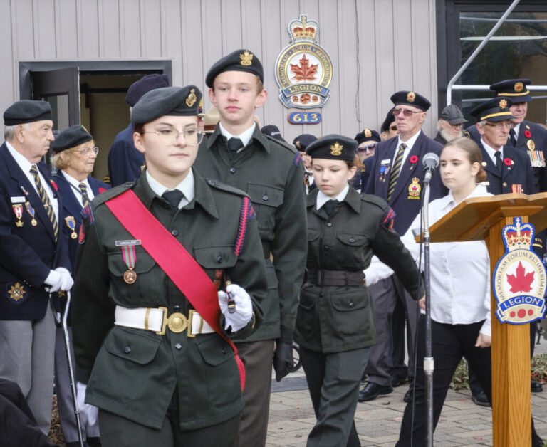 Branch 613 Remembrance Day ceremony